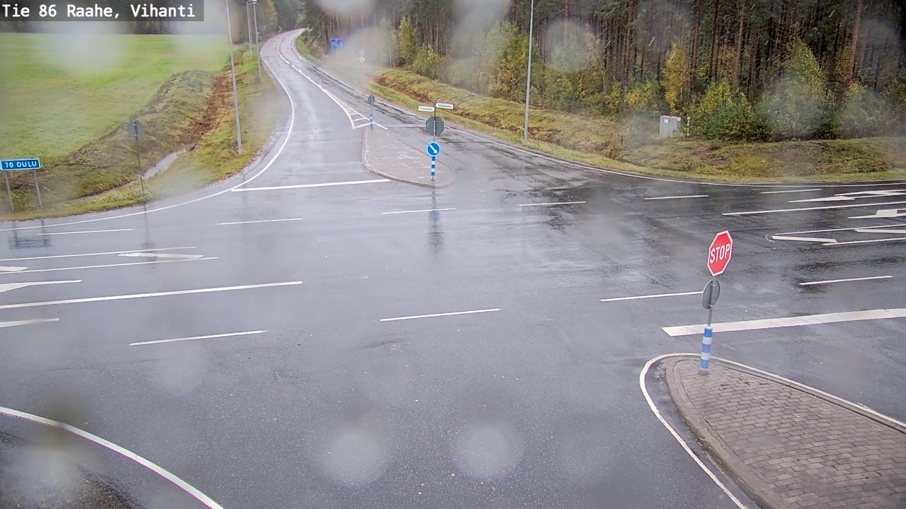 Weather Camera Image Väg 86 Raahe, Vihanti, Raahe, Pohjois-Pohjanmaa