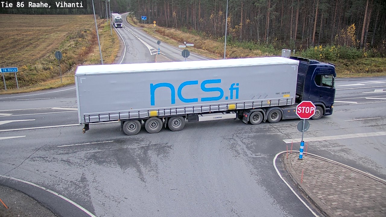 Kelikamerat Kuva Tie 86 Raahe, Vihanti, Raahe, Pohjois-Pohjanmaa