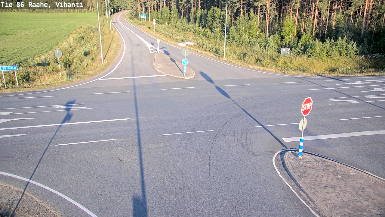 Kelikamerat Kuva Tie 86 Raahe, Vihanti, Raahe, Pohjois-Pohjanmaa