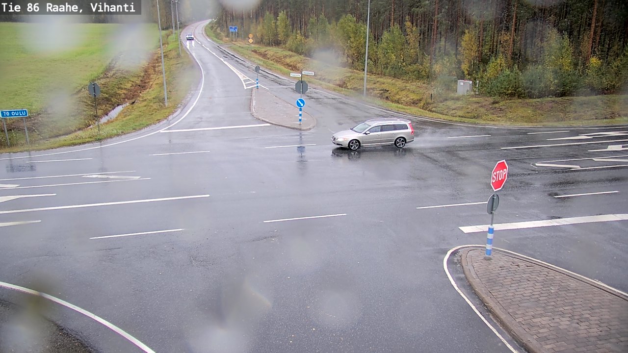 Weather Camera Image Väg 86 Raahe, Vihanti, Raahe, Pohjois-Pohjanmaa