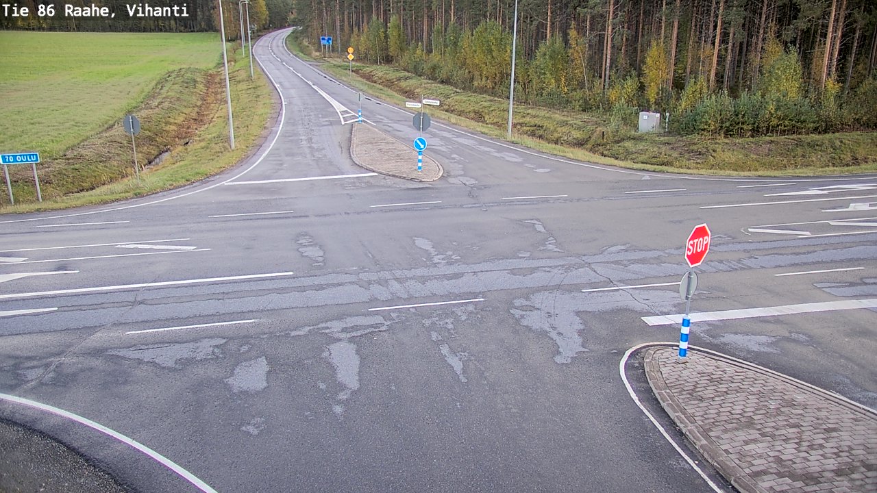Kelikamerat Kuva Tie 86 Raahe, Vihanti, Raahe, Pohjois-Pohjanmaa