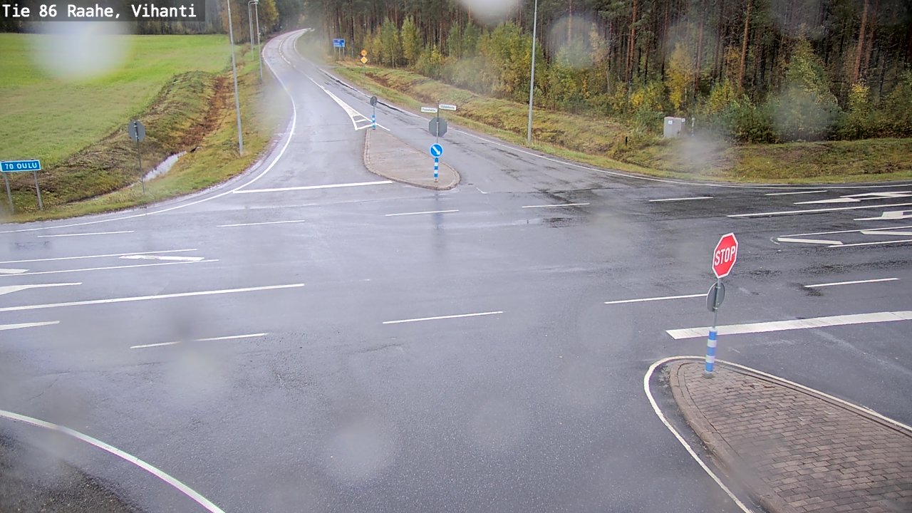 Weather Camera Image Road 86 Raahe, Vihanti, Raahe, Pohjois-Pohjanmaa