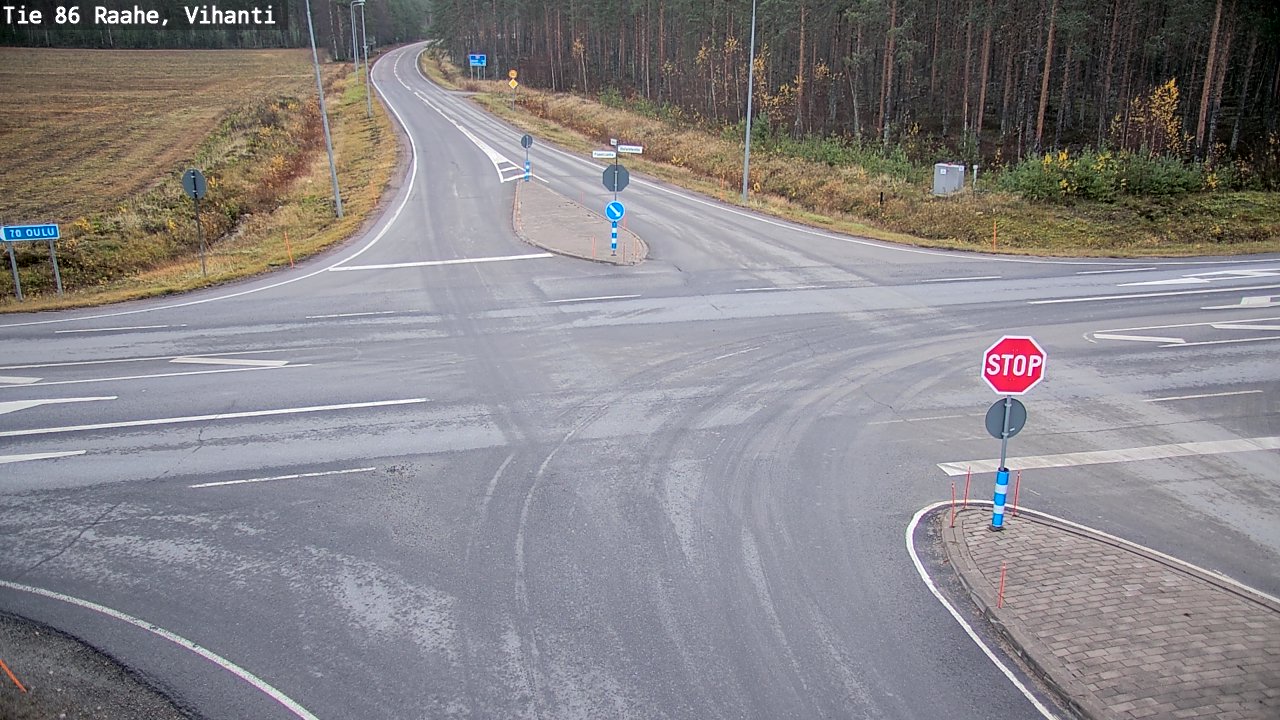 Kelikamerat Kuva Tie 86 Raahe, Vihanti, Raahe, Pohjois-Pohjanmaa