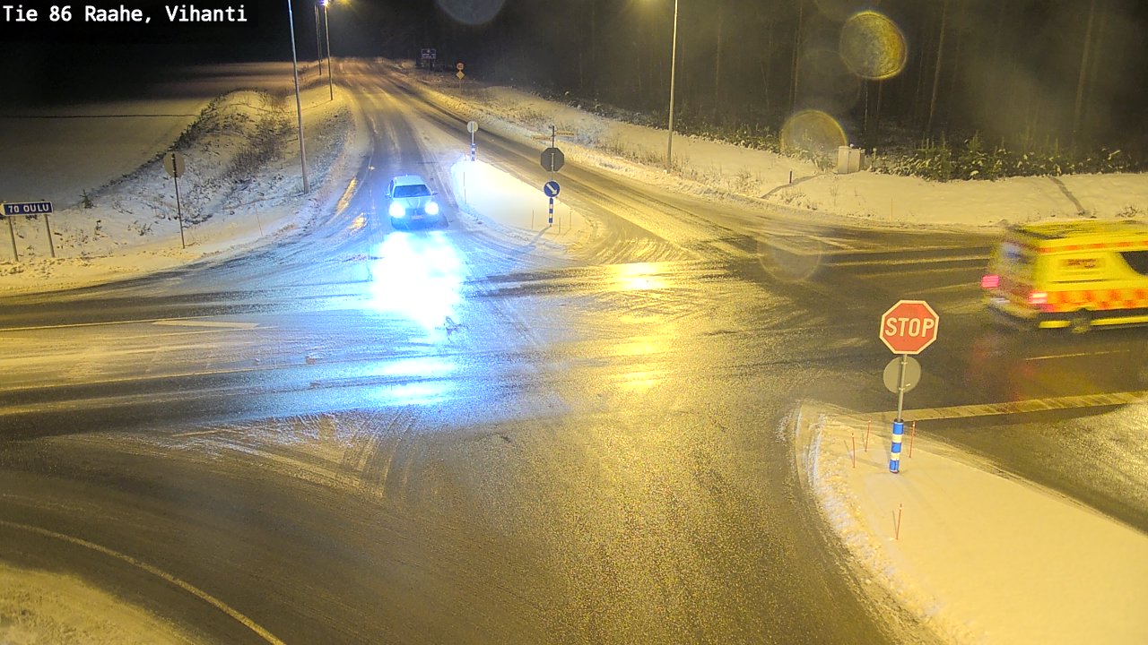 Weather Camera Image Väg 86 Raahe, Vihanti, Raahe, Pohjois-Pohjanmaa
