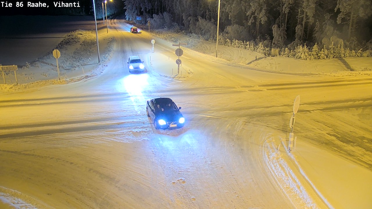 Weather Camera Image Road 86 Raahe, Vihanti, Raahe, Pohjois-Pohjanmaa