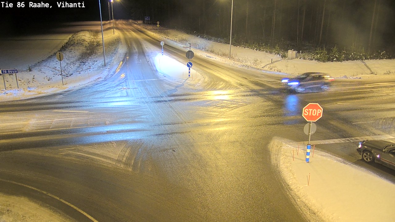Weather Camera Image Väg 86 Raahe, Vihanti, Raahe, Pohjois-Pohjanmaa
