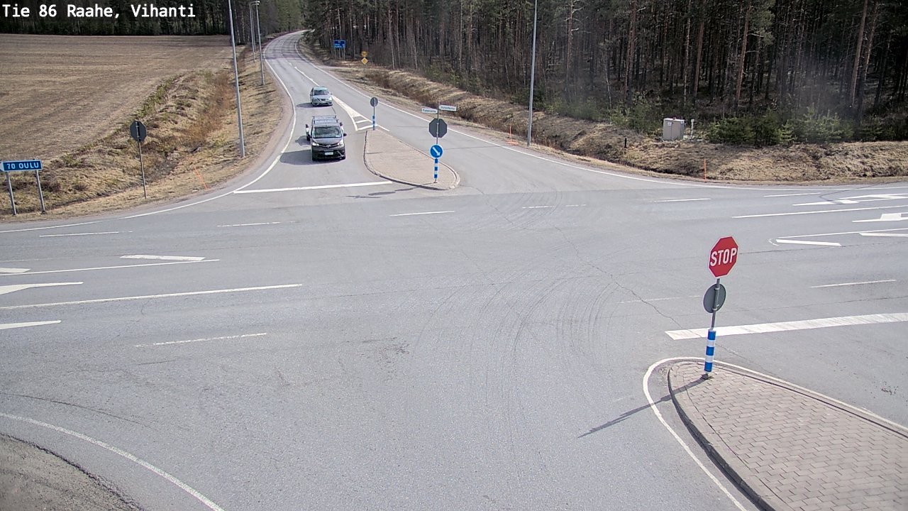 Kelikamerat Kuva Tie 86 Raahe, Vihanti, Raahe, Pohjois-Pohjanmaa