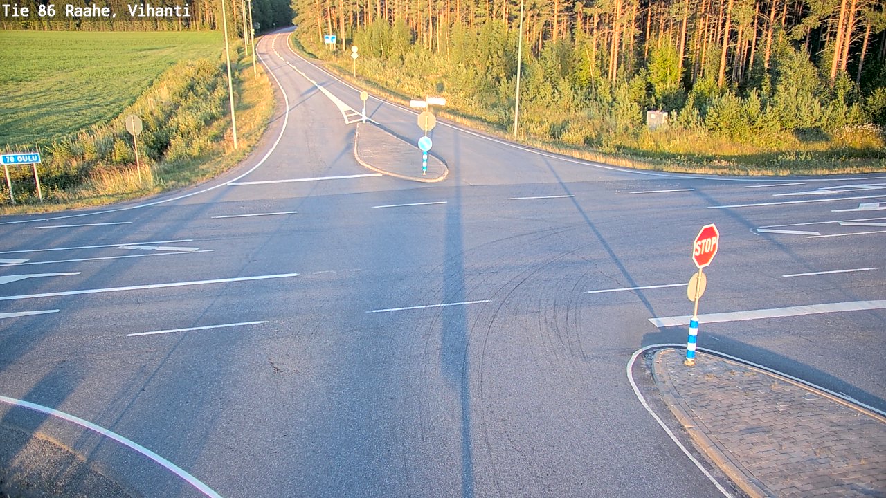 Kelikamerat Kuva Tie 86 Raahe, Vihanti, Raahe, Pohjois-Pohjanmaa