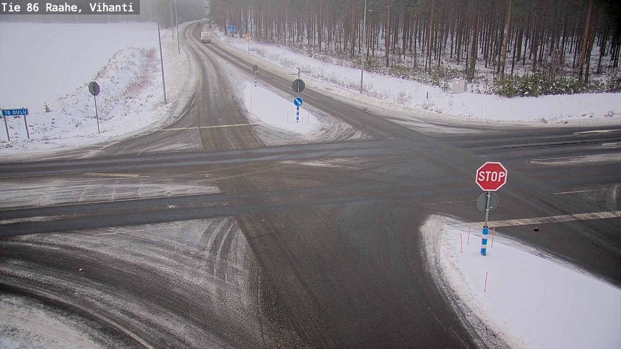 Weather Camera Image Väg 86 Raahe, Vihanti, Raahe, Pohjois-Pohjanmaa