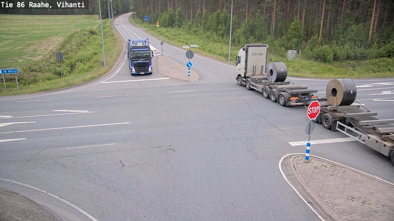Kelikamerat Kuva Tie 86 Raahe, Vihanti, Raahe, Pohjois-Pohjanmaa