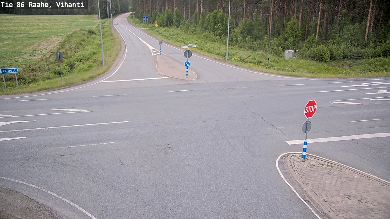 Kelikamerat Kuva Tie 86 Raahe, Vihanti, Raahe, Pohjois-Pohjanmaa