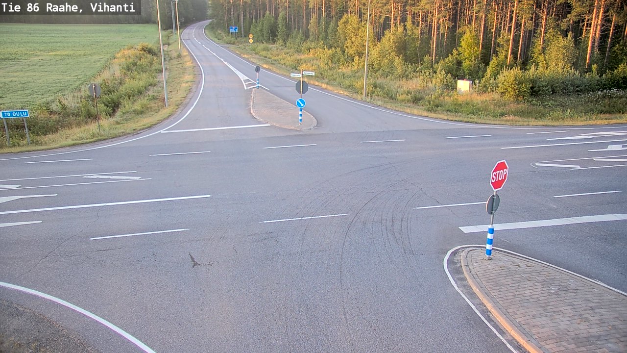 Kelikamerat Kuva Tie 86 Raahe, Vihanti, Raahe, Pohjois-Pohjanmaa