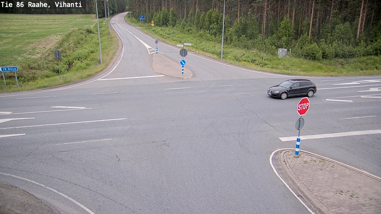 Kelikamerat Kuva Tie 86 Raahe, Vihanti, Raahe, Pohjois-Pohjanmaa