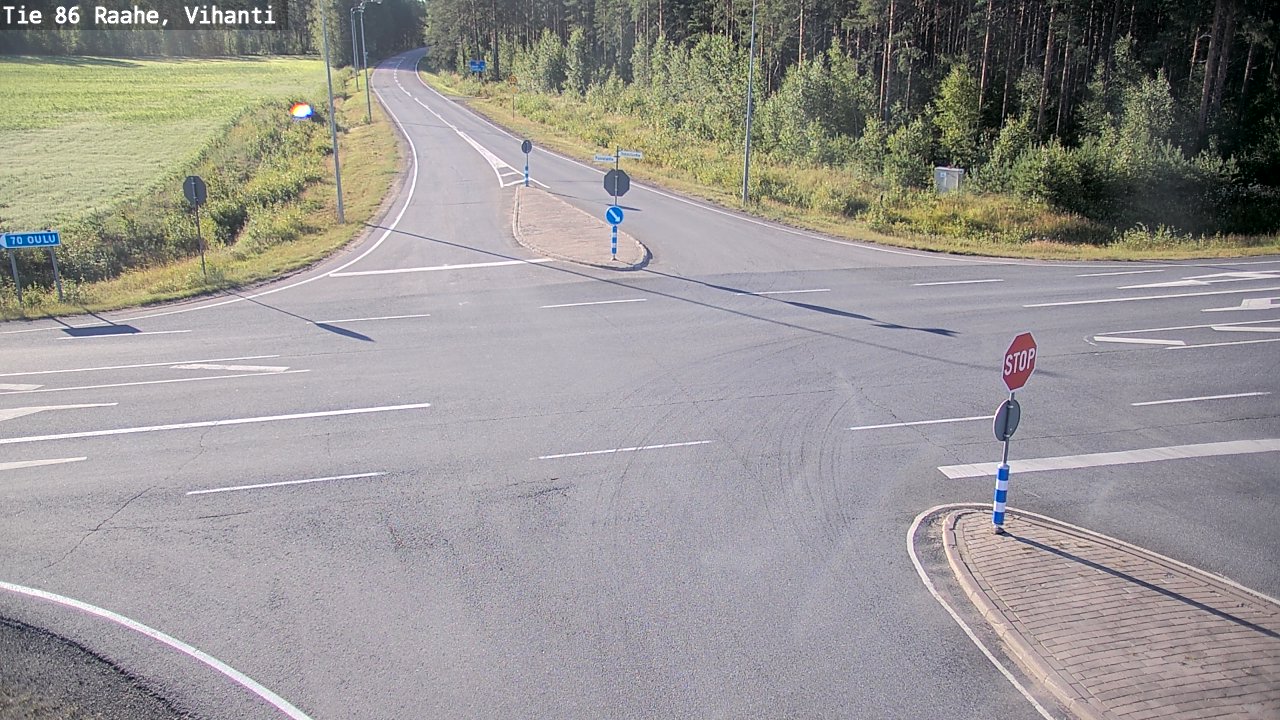 Kelikamerat Kuva Tie 86 Raahe, Vihanti, Raahe, Pohjois-Pohjanmaa
