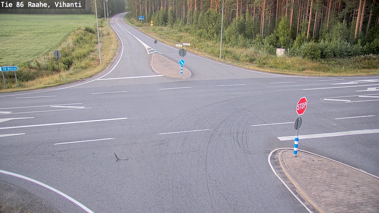 Kelikamerat Kuva Tie 86 Raahe, Vihanti, Raahe, Pohjois-Pohjanmaa