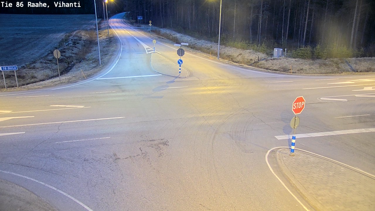 Kelikamerat Kuva Tie 86 Raahe, Vihanti, Raahe, Pohjois-Pohjanmaa