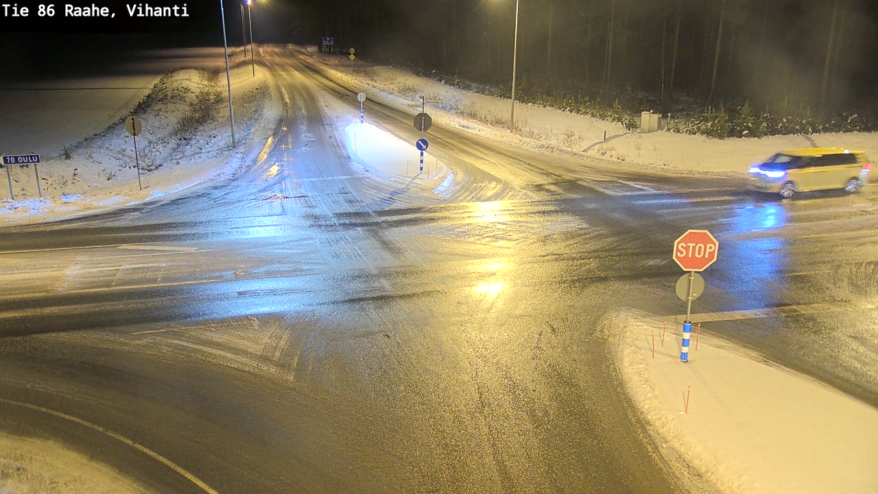 Weather Camera Image Väg 86 Raahe, Vihanti, Raahe, Pohjois-Pohjanmaa