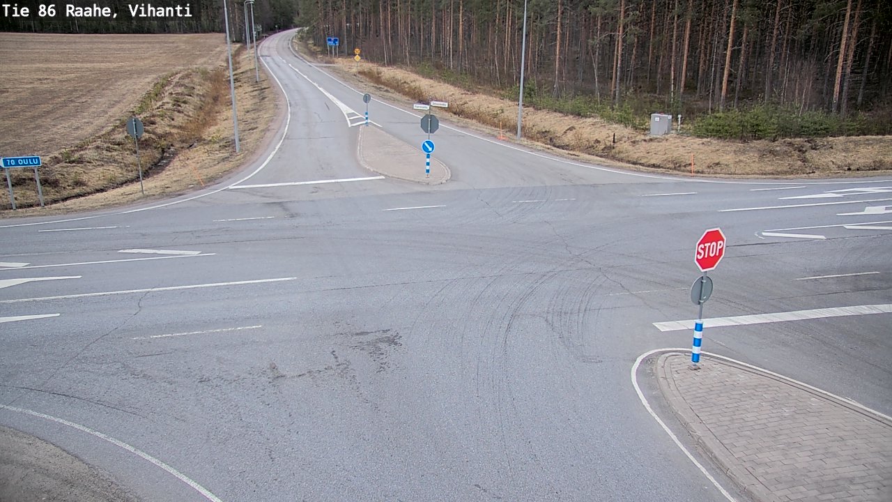 Kelikamerat Kuva Tie 86 Raahe, Vihanti, Raahe, Pohjois-Pohjanmaa