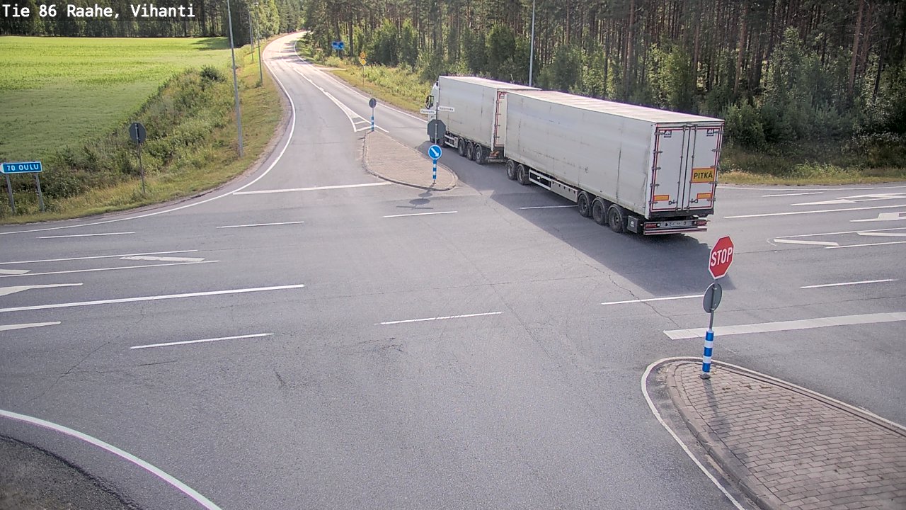 Kelikamerat Kuva Tie 86 Raahe, Vihanti, Raahe, Pohjois-Pohjanmaa