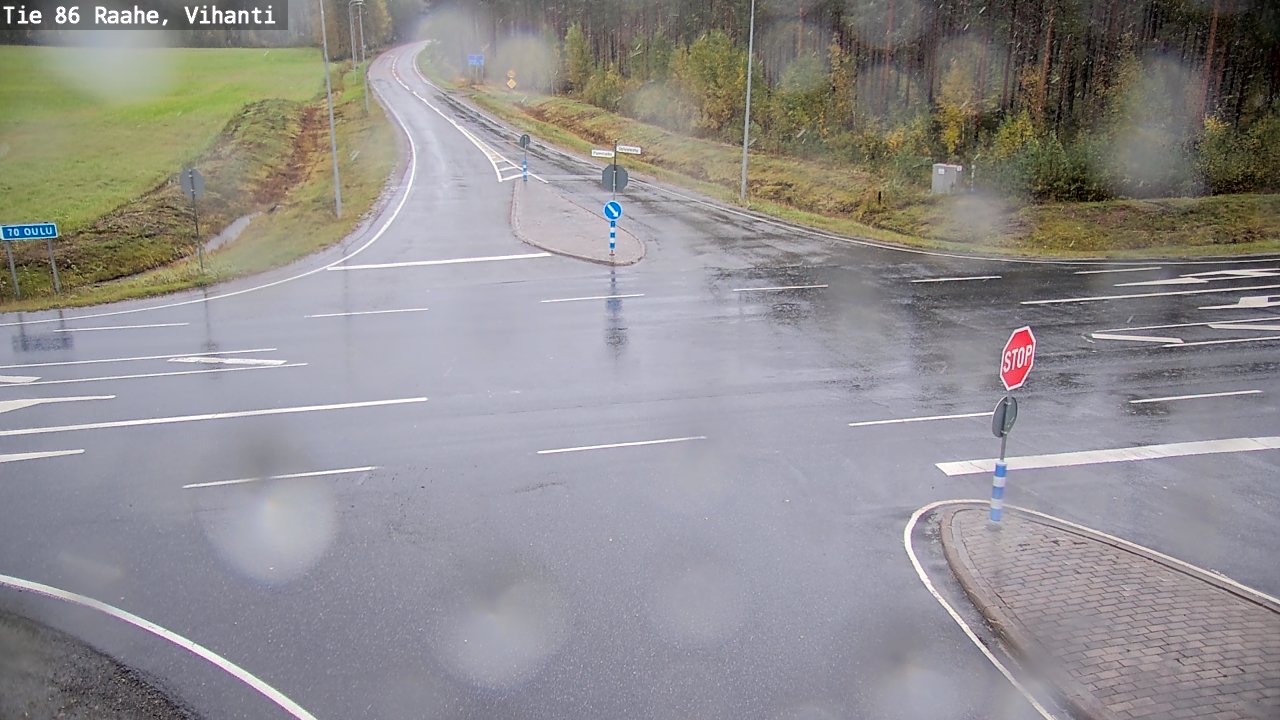 Weather Camera Image Road 86 Raahe, Vihanti, Raahe, Pohjois-Pohjanmaa