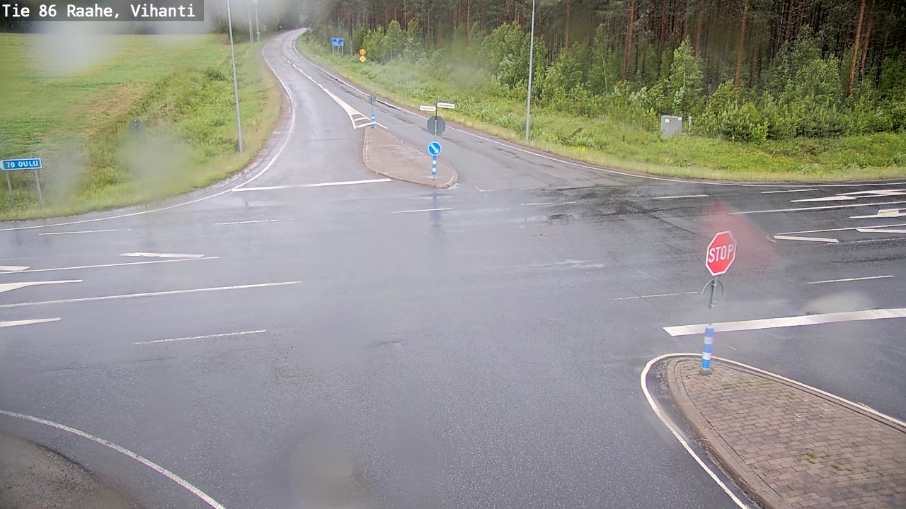 Weather Camera Image Väg 86 Raahe, Vihanti, Raahe, Pohjois-Pohjanmaa