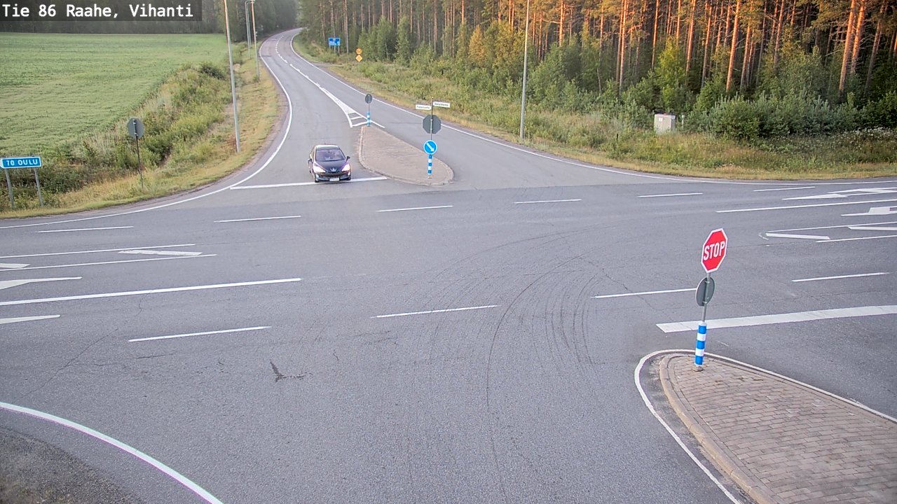 Kelikamerat Kuva Tie 86 Raahe, Vihanti, Raahe, Pohjois-Pohjanmaa