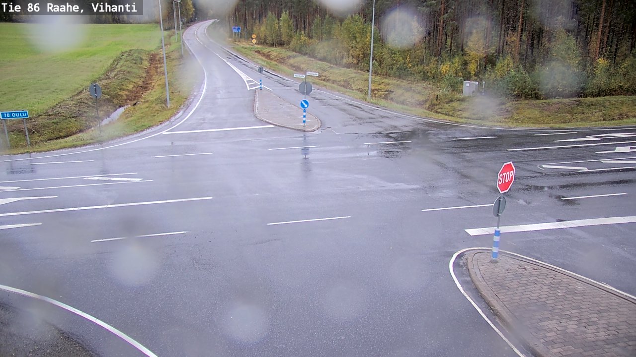Weather Camera Image Road 86 Raahe, Vihanti, Raahe, Pohjois-Pohjanmaa