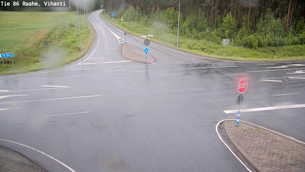 Weather Camera Image Väg 86 Raahe, Vihanti, Raahe, Pohjois-Pohjanmaa