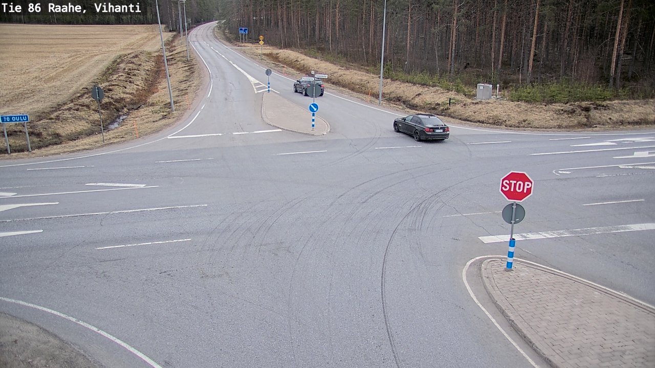 Weather Camera Image Road 86 Raahe, Vihanti, Raahe, Pohjois-Pohjanmaa