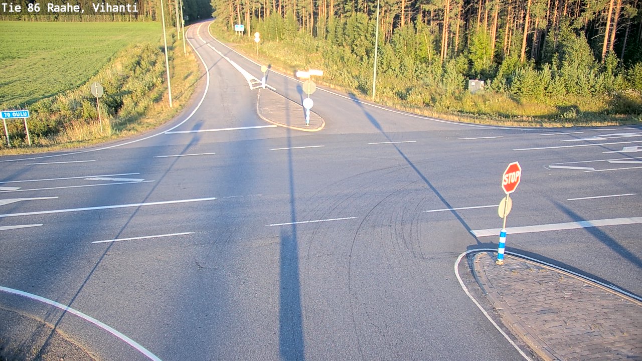 Kelikamerat Kuva Tie 86 Raahe, Vihanti, Raahe, Pohjois-Pohjanmaa