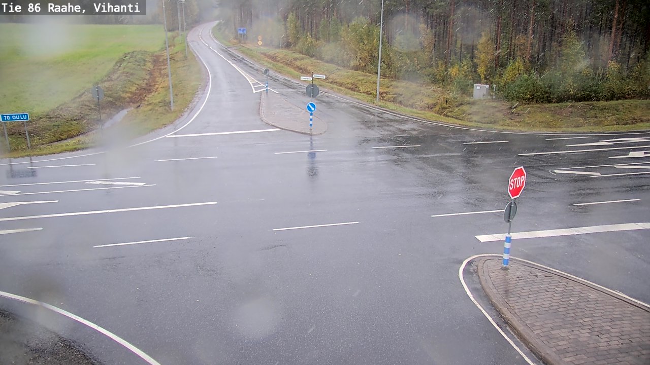 Weather Camera Image Road 86 Raahe, Vihanti, Raahe, Pohjois-Pohjanmaa