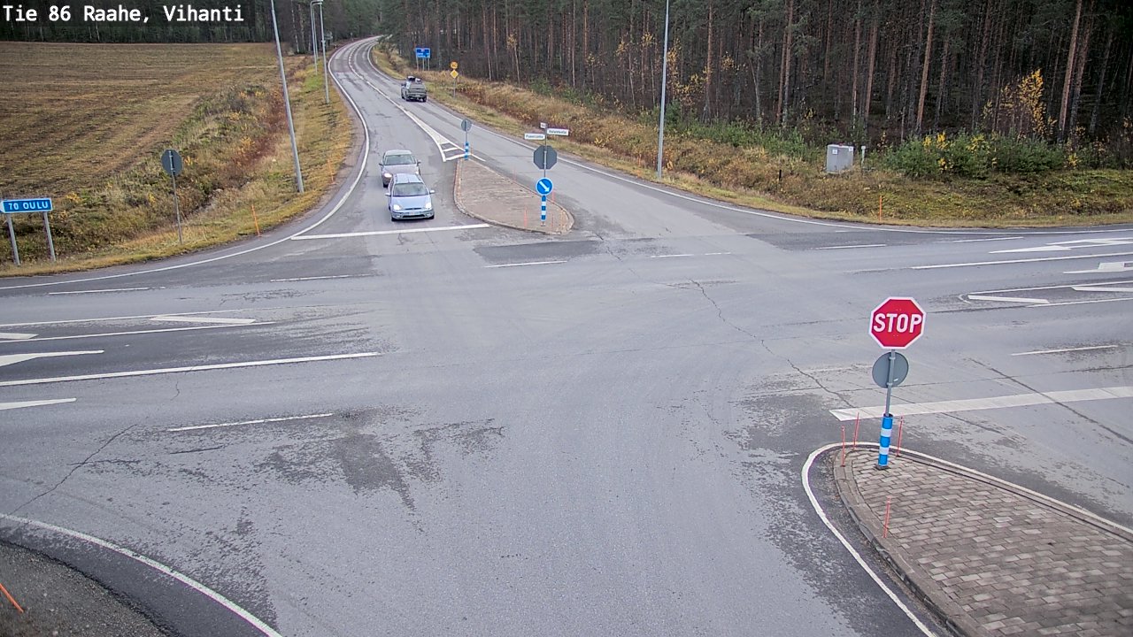 Kelikamerat Kuva Tie 86 Raahe, Vihanti, Raahe, Pohjois-Pohjanmaa