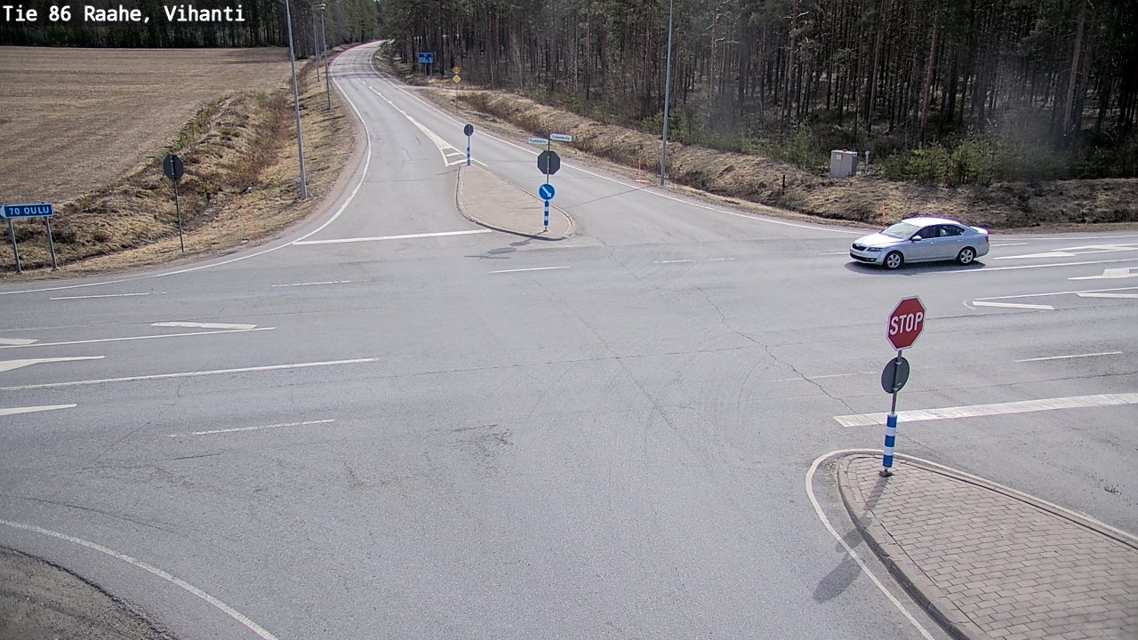 Kelikamerat Kuva Tie 86 Raahe, Vihanti, Raahe, Pohjois-Pohjanmaa