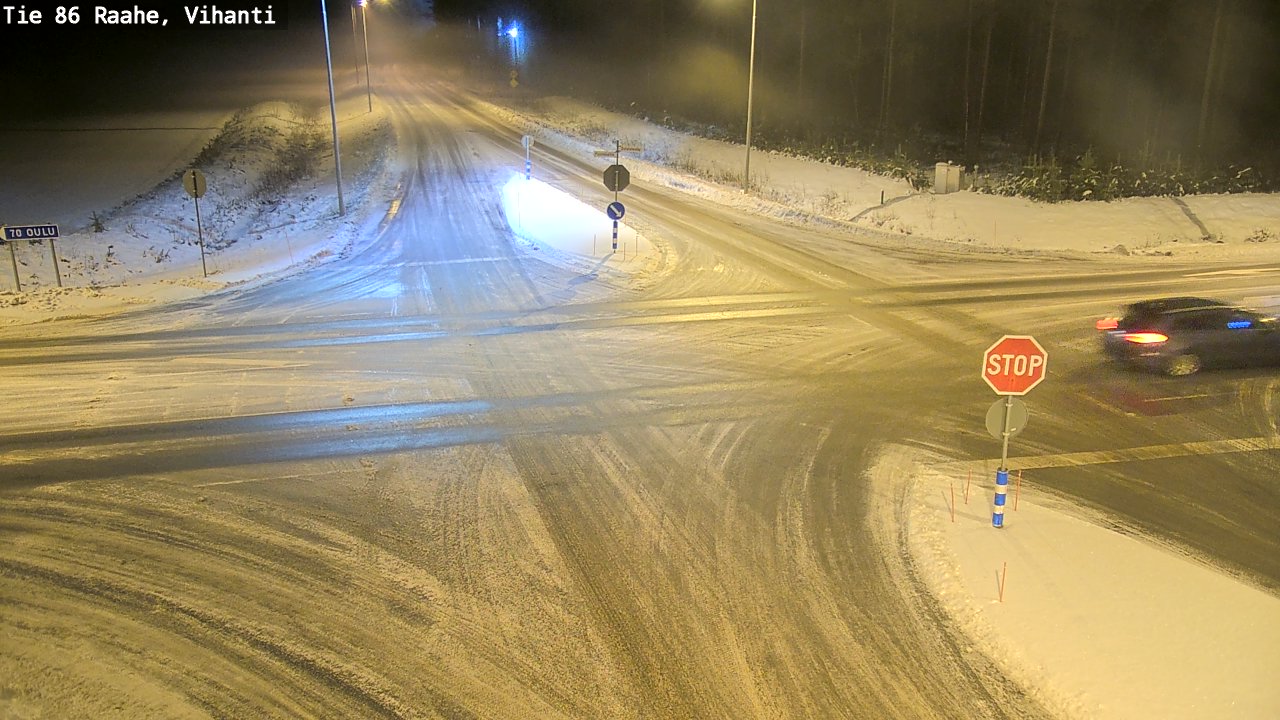 Weather Camera Image Väg 86 Raahe, Vihanti, Raahe, Pohjois-Pohjanmaa