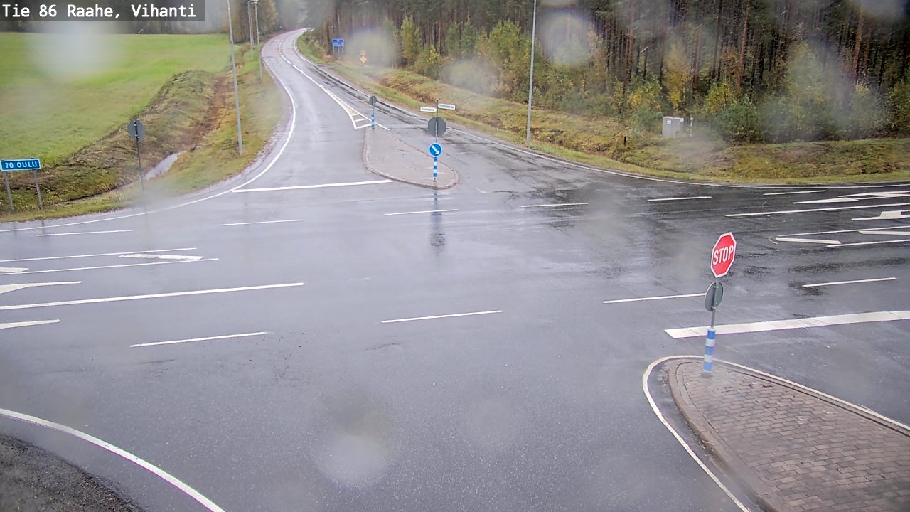 Weather Camera Image Road 86 Raahe, Vihanti, Raahe, Pohjois-Pohjanmaa