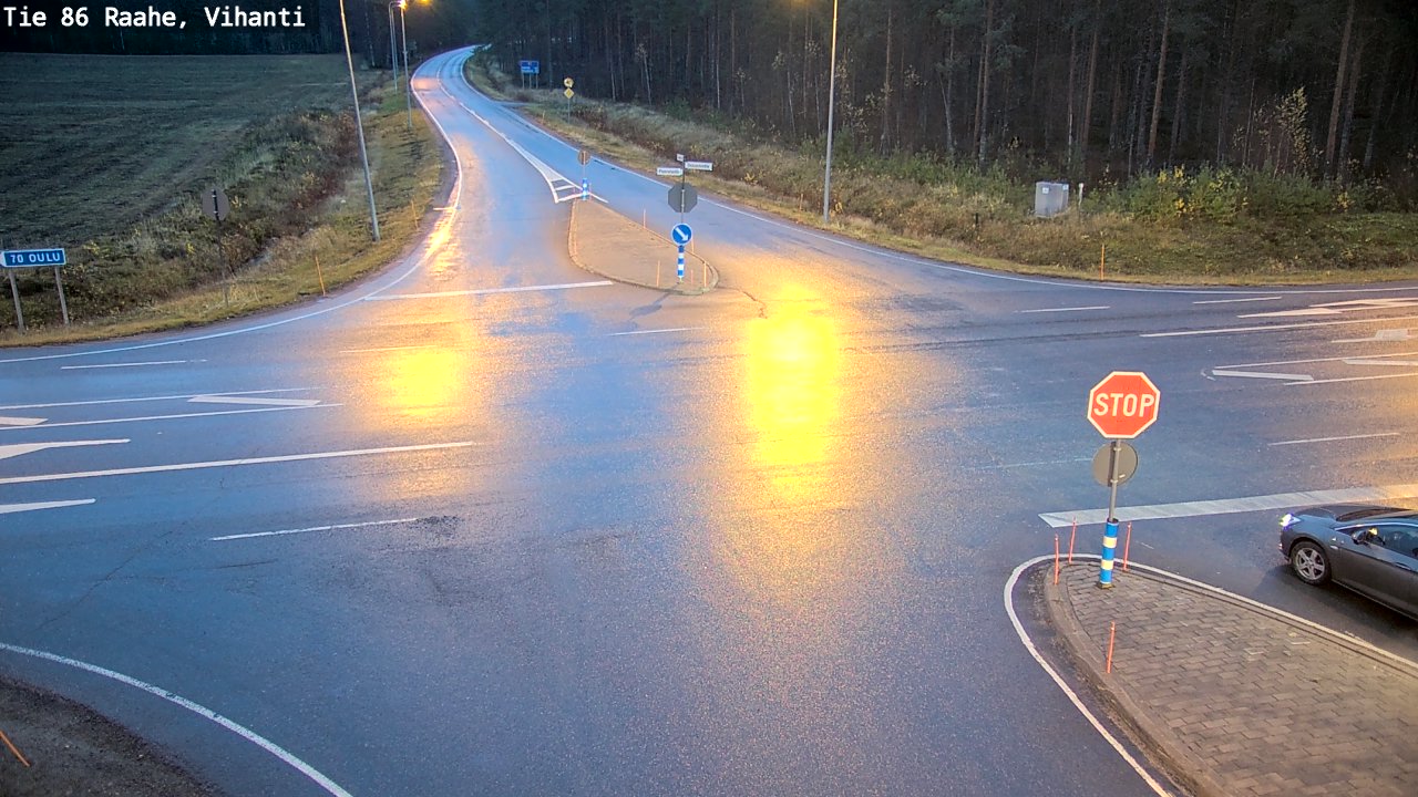 Kelikamerat Kuva Tie 86 Raahe, Vihanti, Raahe, Pohjois-Pohjanmaa