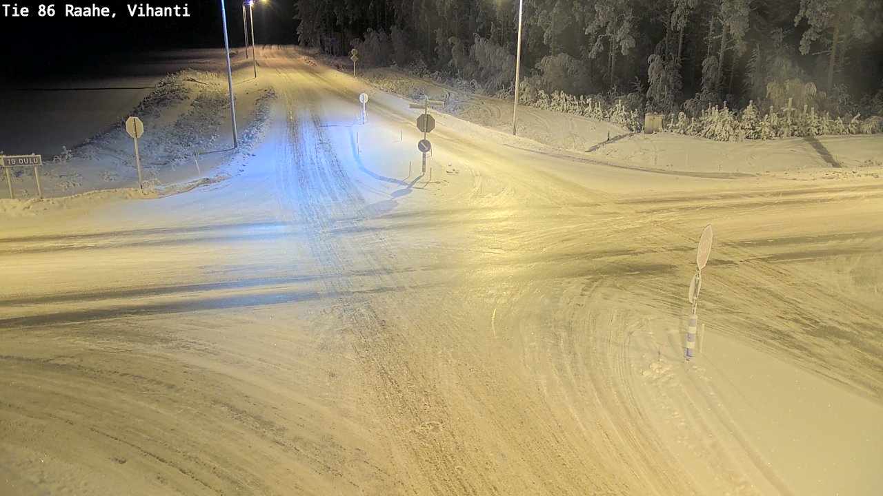 Kelikamerat Kuva Tie 86 Raahe, Vihanti, Raahe, Pohjois-Pohjanmaa