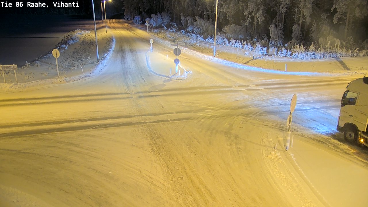 Weather Camera Image Road 86 Raahe, Vihanti, Raahe, Pohjois-Pohjanmaa
