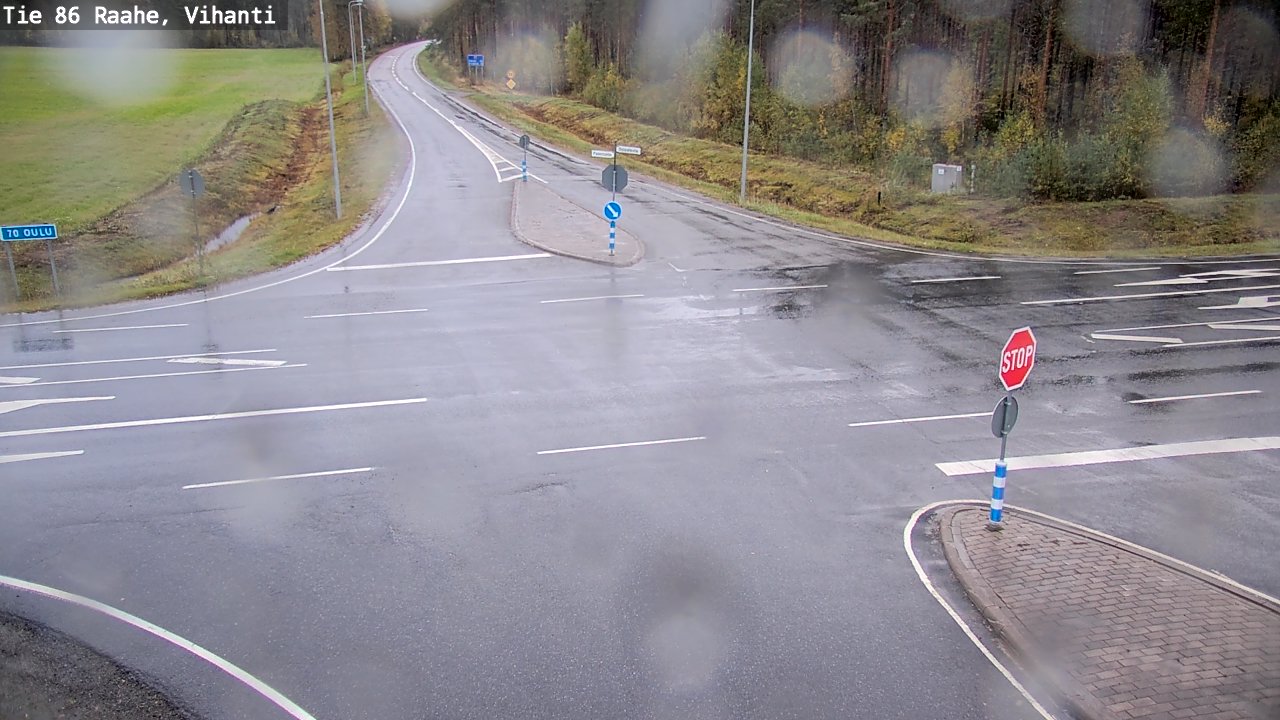 Weather Camera Image Road 86 Raahe, Vihanti, Raahe, Pohjois-Pohjanmaa