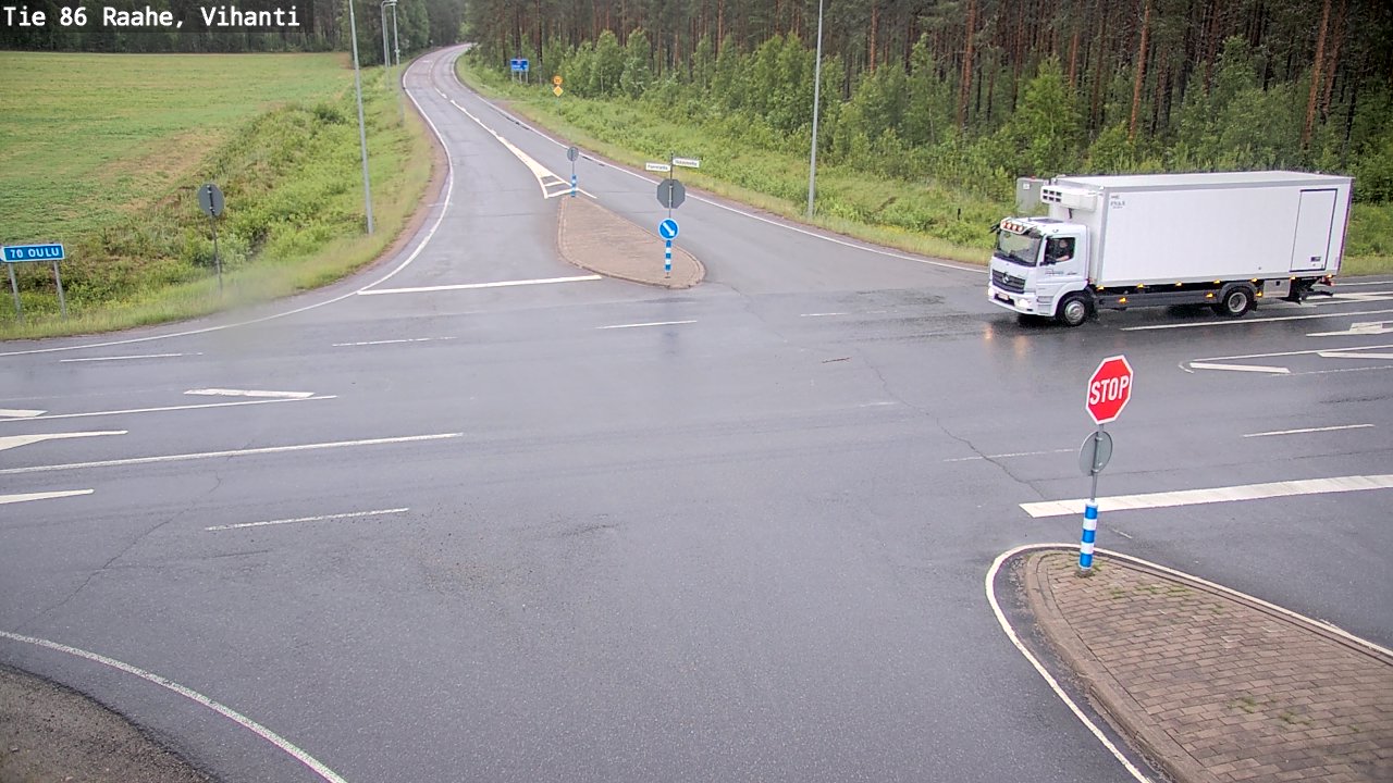 Kelikamerat Kuva Tie 86 Raahe, Vihanti, Raahe, Pohjois-Pohjanmaa