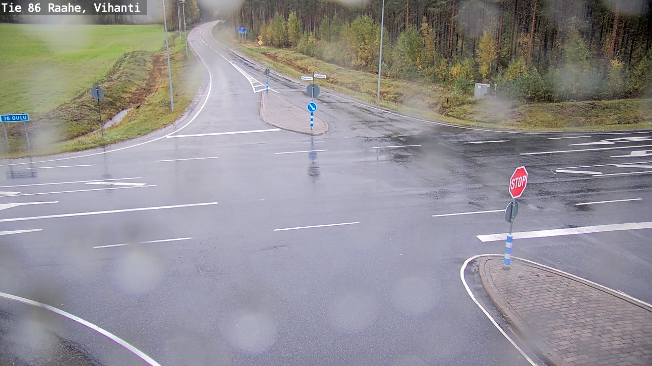 Weather Camera Image Road 86 Raahe, Vihanti, Raahe, Pohjois-Pohjanmaa