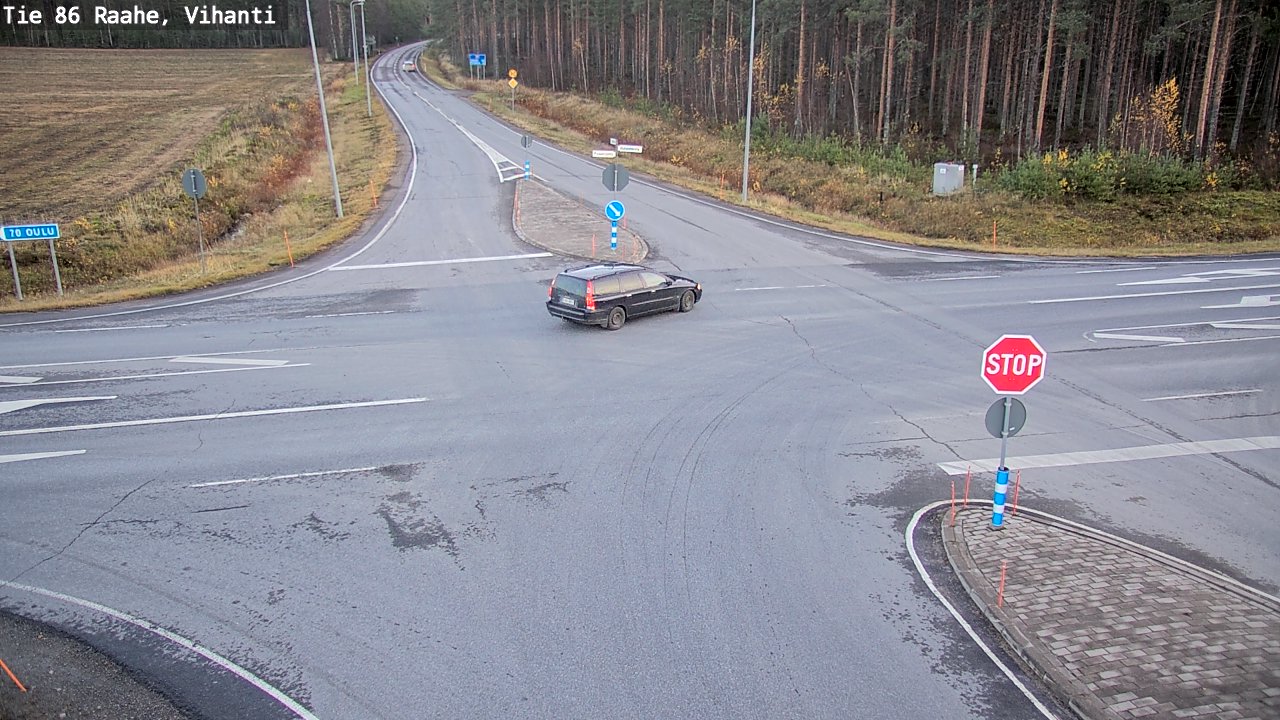 Kelikamerat Kuva Tie 86 Raahe, Vihanti, Raahe, Pohjois-Pohjanmaa