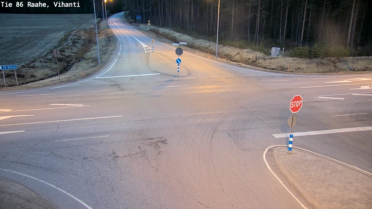 Kelikamerat Kuva Tie 86 Raahe, Vihanti, Raahe, Pohjois-Pohjanmaa