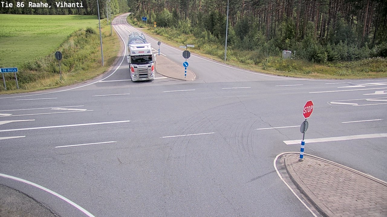 Kelikamerat Kuva Tie 86 Raahe, Vihanti, Raahe, Pohjois-Pohjanmaa