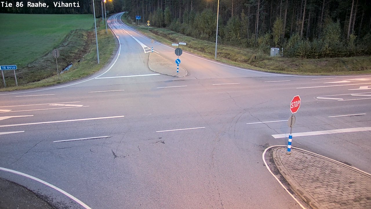 Kelikamerat Kuva Tie 86 Raahe, Vihanti, Raahe, Pohjois-Pohjanmaa
