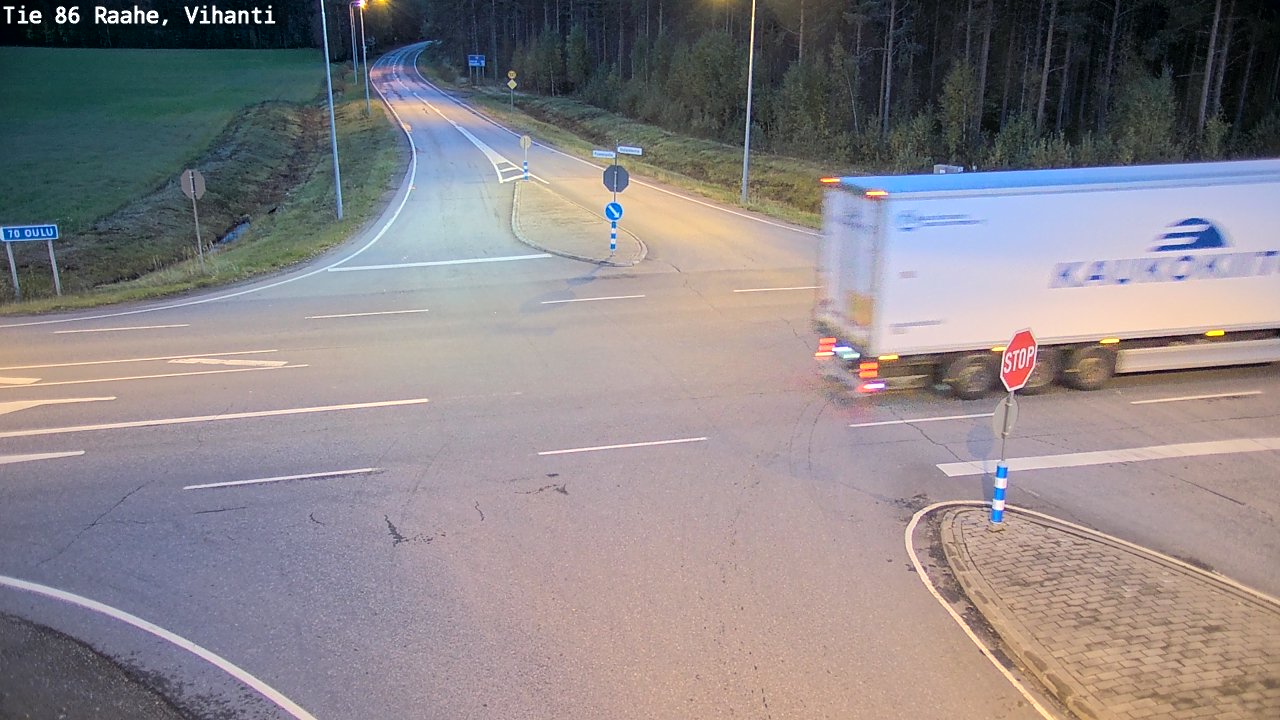 Kelikamerat Kuva Tie 86 Raahe, Vihanti, Raahe, Pohjois-Pohjanmaa