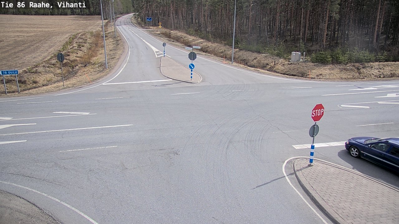 Kelikamerat Kuva Tie 86 Raahe, Vihanti, Raahe, Pohjois-Pohjanmaa
