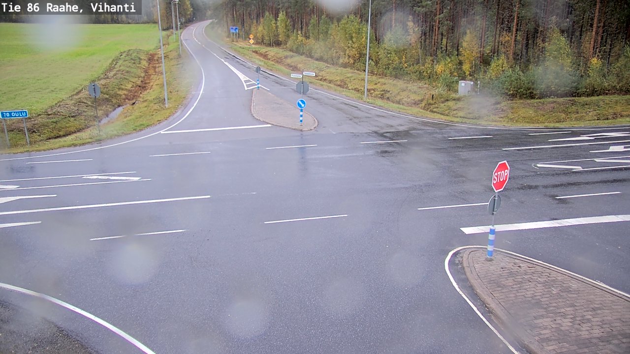 Weather Camera Image Road 86 Raahe, Vihanti, Raahe, Pohjois-Pohjanmaa