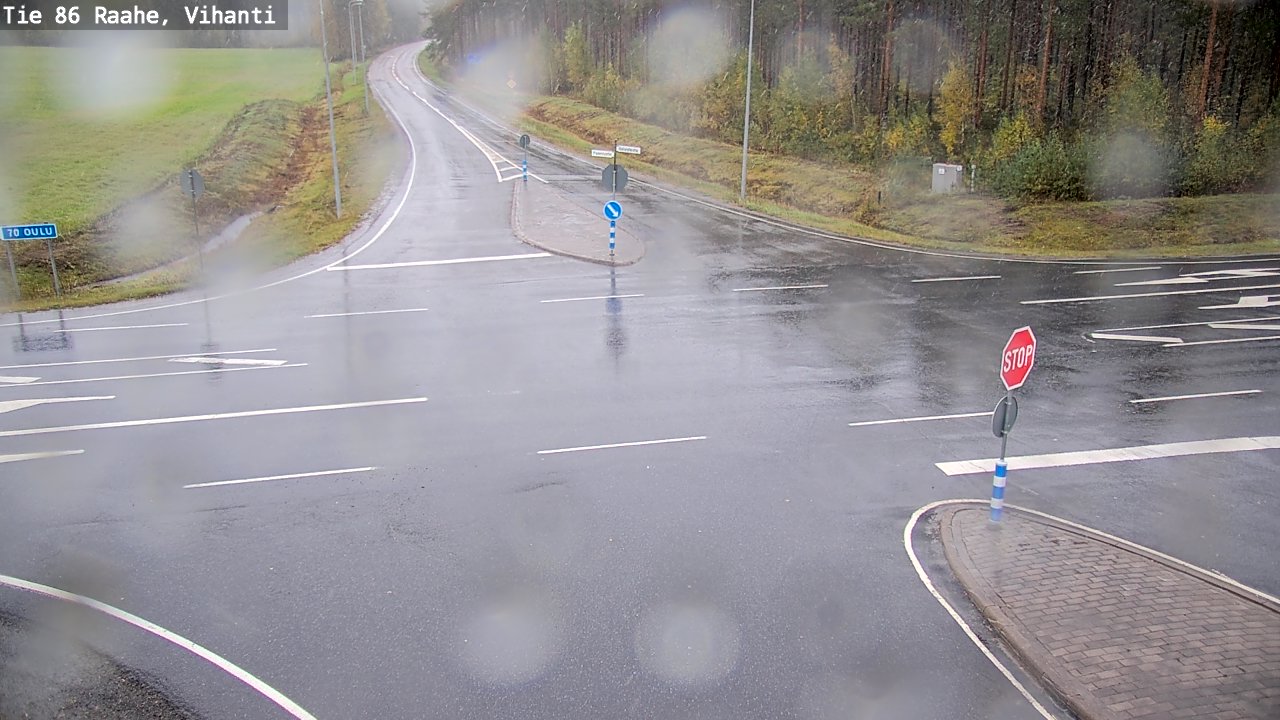 Weather Camera Image Väg 86 Raahe, Vihanti, Raahe, Pohjois-Pohjanmaa