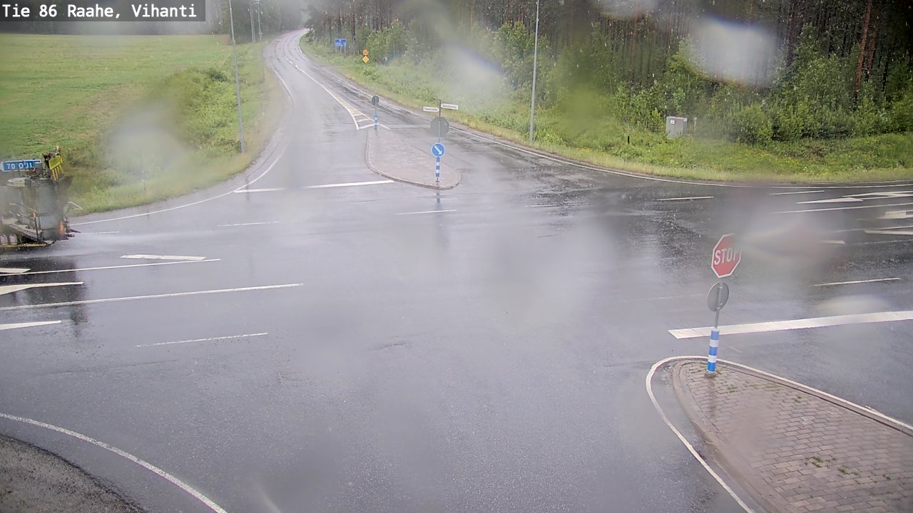 Weather Camera Image Väg 86 Raahe, Vihanti, Raahe, Pohjois-Pohjanmaa